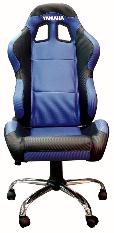Team Chair Yamaha Blue with Black Trim
