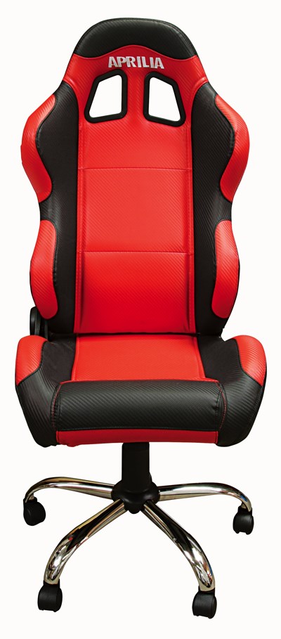 Team Chair Aprilia Red with Black Trim