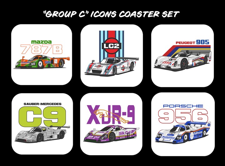 Group C Icons Coaster set