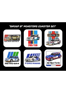 Group B Monsters Coaster set