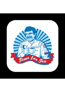 Tony Pond Time for Tea Coaster