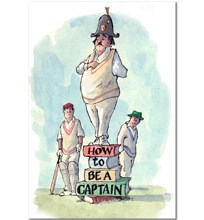 Limited Edition  Cricket Print - How to Captain