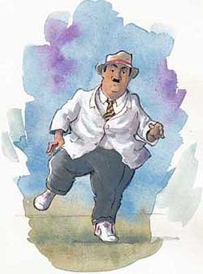 Umpire Print - Leg Byes Signalled