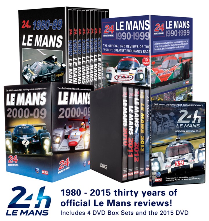 Complete Le Mans 1980 to 2015 dvd