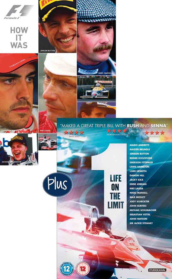 F1 How it Was DVD & 1 Life on the Limit DVD