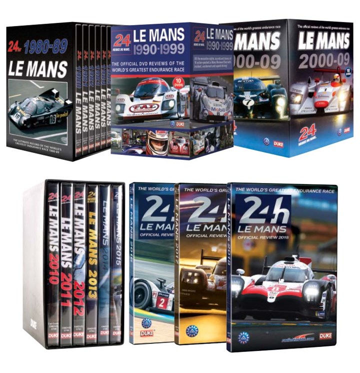  Le Mans 1980 to 2019 DVDs