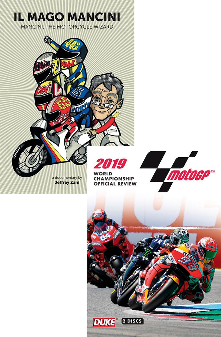 Moto GP 2019 Review DVD and Mancini DVD