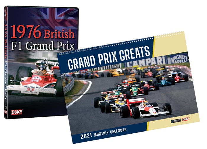 Grand Prix Greats Calendar & 1976 British F1 GP DVD