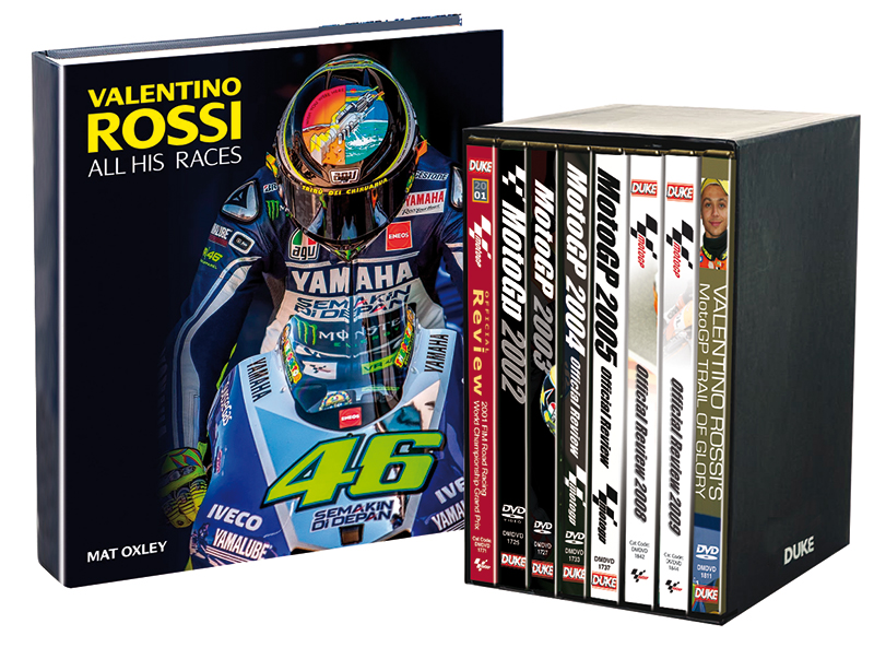 Valentino Rossi All His Races Book & DVDs : Duke Video