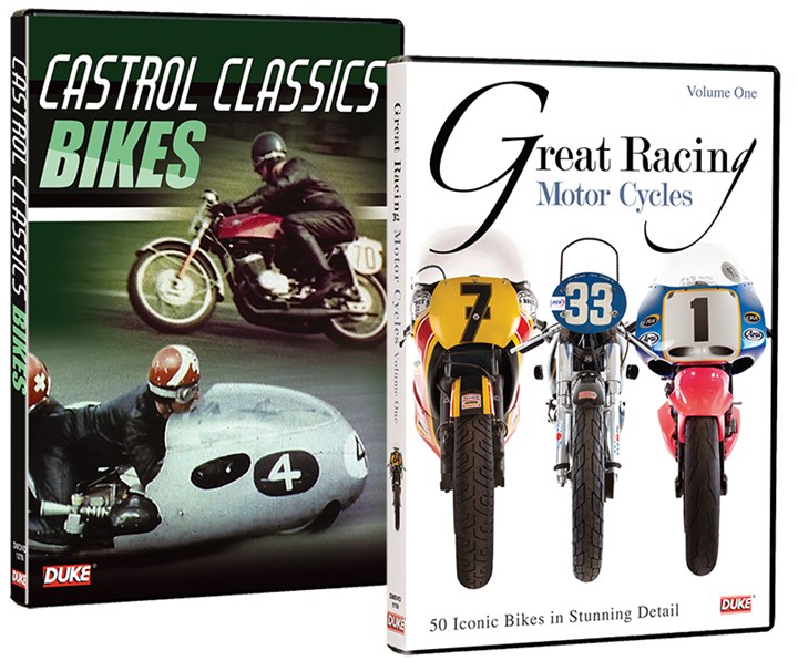 Castrol Classics Bikes DVD & Great Racing Motorcycles DVD