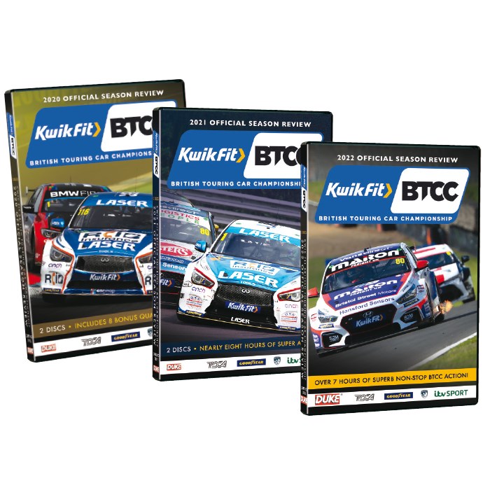 BTCC 2020, 2021 and 2022 DVD Bundle