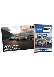 BTCC 2023 Review DVD plus Jacob Ebrey Touring Car 2024 Calendar