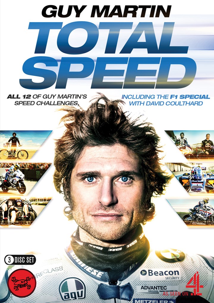 Guy Martin: Total Speed (3 Disc)  Box Set (series 1/2/3 and F1 Special) DVD