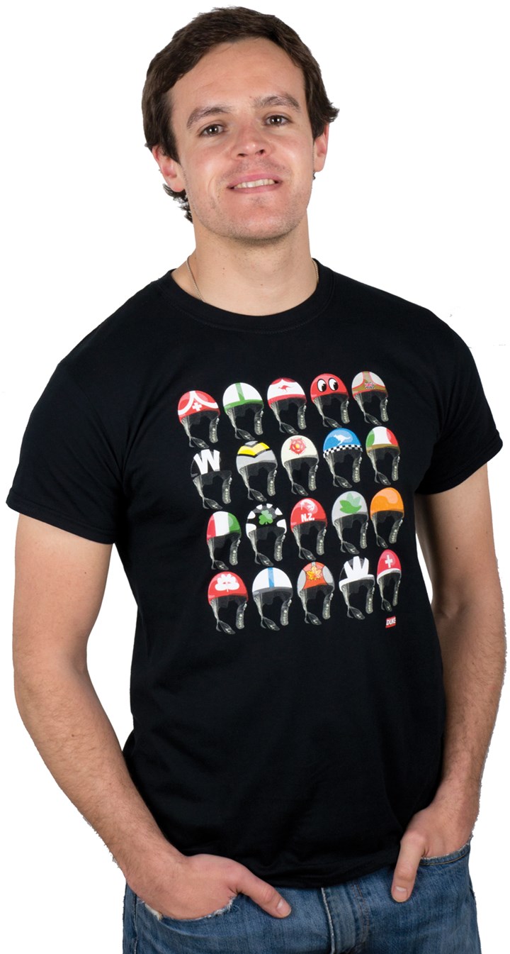 Classic Helmets T-Shirt Black - click to enlarge