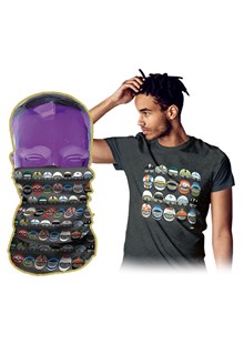 Grand Prix Helmets T-Shirt, Grey Marl with Free Neckwarmer