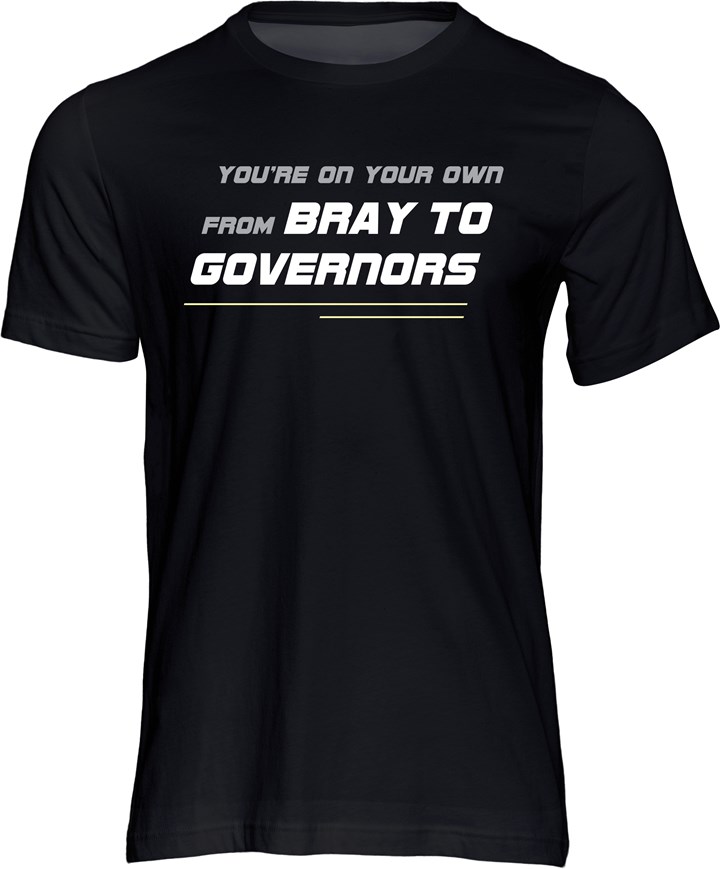 Bray to Governors T-Shirt Black - click to enlarge