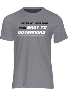 Bray to Governors T-Shirt Charcoal