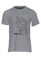IoM Road Races Shadow Bike T-Shirt, No Text, Charcoal