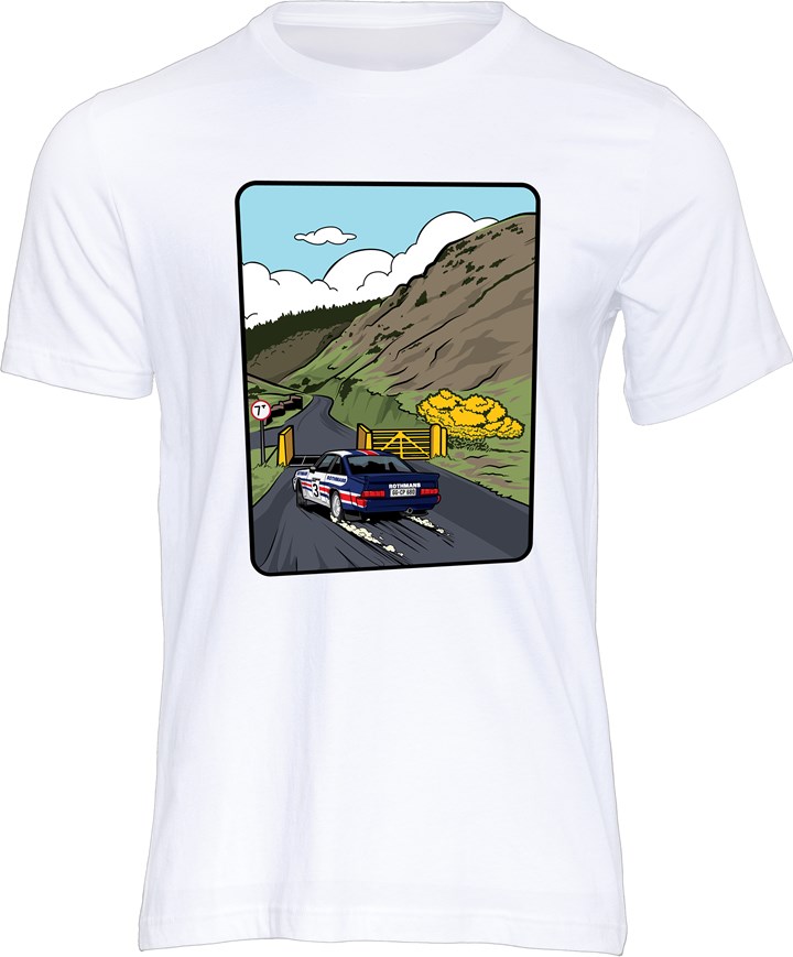 Ari Vatanen Dear God T-Shirt White - click to enlarge