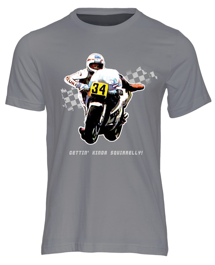 Schwantz, Squirrelly T-Shirt, Charcoal - click to enlarge