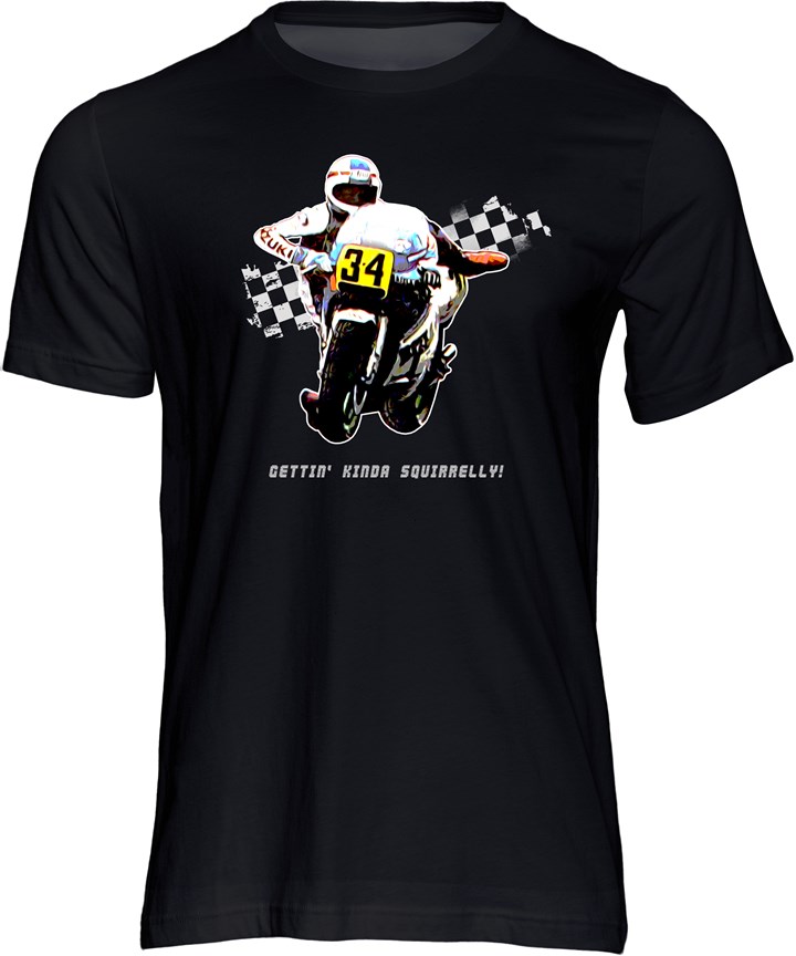 Schwantz Squirrelly T-Shirt Black - click to enlarge