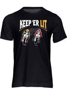 Keep 'Er Lit T-Shirt, Black