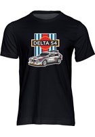 Group B Monster - Lancia Delta S4 T-shirt, Black