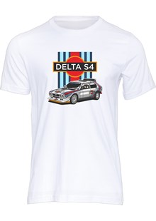 Group B Monster - Lancia Delta S4 T-shirt, White