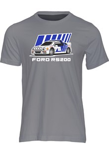 Group B Monster Ford RS200 T-shirt Charcoal