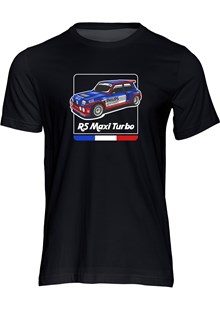 Group B Monster Renault 5 Maxi Turbo T-shirt Black