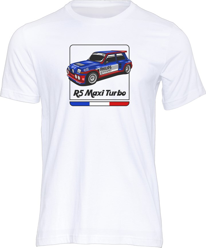 Group B Monster Renault 5 Maxi Turbo T-shirt White - click to enlarge