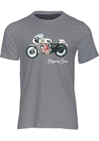 Slippery Sam Triumph Trident T-shirt Charcoal