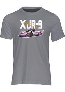 Jaguar XJR9 Group C Car T-shirt Charcoal