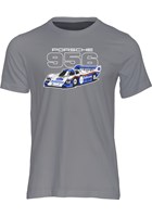 Porsche 956 Group C Car T-shirt Charcoal