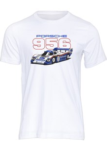 Porsche 956 Group C Car T-shirt White