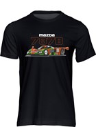 Mazda 787B Group C Car T-shirt Black