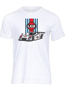 Lancia LC2 Group C Car T-shirt White