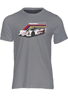 Peugeot 905 Group C Car T-shirt Charcoal
