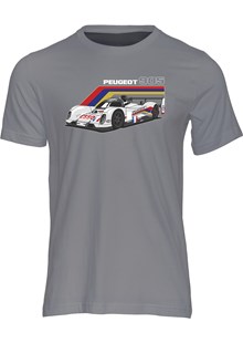 Peugeot 905 Group C Car T-shirt Charcoal