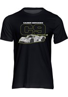 Sauber Mercedes C9 Group C Car T-shirt Black