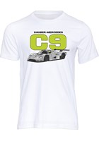 Sauber Mercedes C9 Group C Car T-shirt White