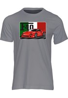 Dream Car Ferrari F40 T-shirt Charcoal