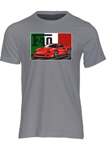 Dream Car Ferrari F40 T-shirt Charcoal