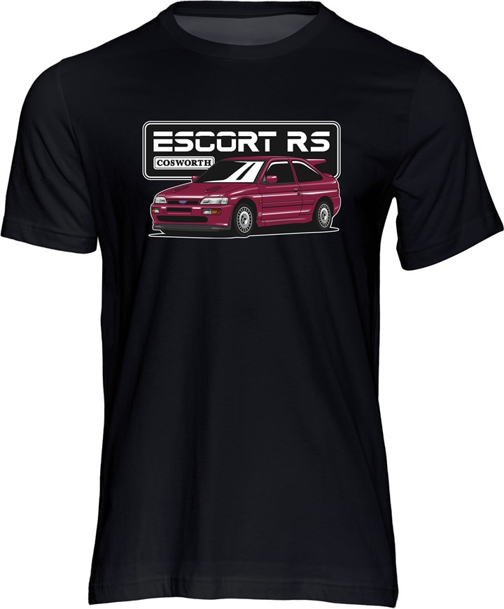 Dream Car Ford Escort RS Cosworth T-shirt Black - click to enlarge