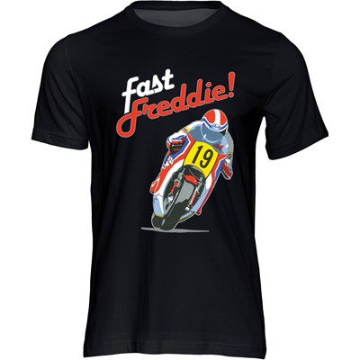 Fast Freddie Spencer T-shirt Black : Duke Video