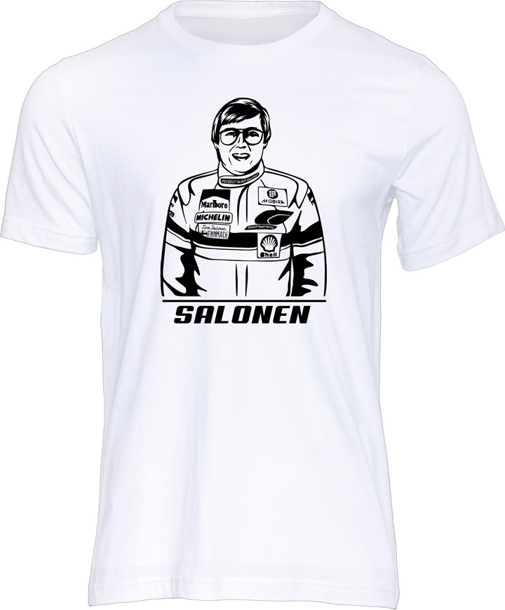 Timo Salonen Stencil T-shirt White - click to enlarge