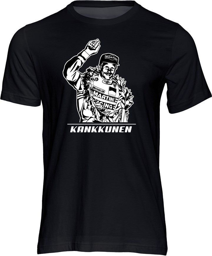 Juha Kankkunen Stencil T-shirt Black - click to enlarge