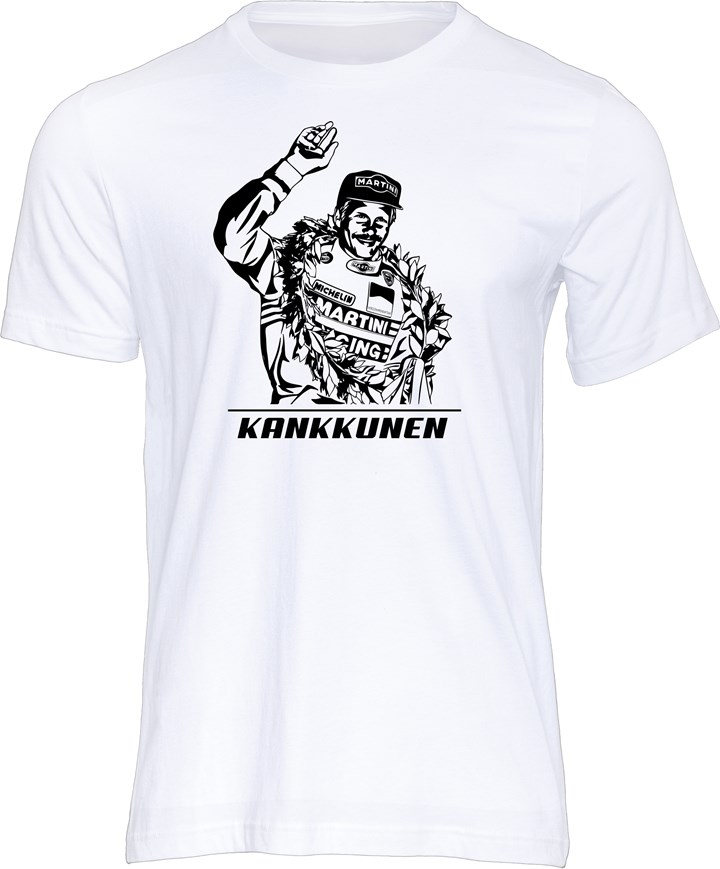 Juha Kankkunen T-shirt White - click to enlarge
