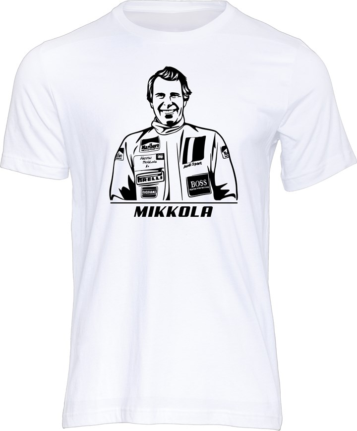 Hannu Mikkola T-shirt White - click to enlarge