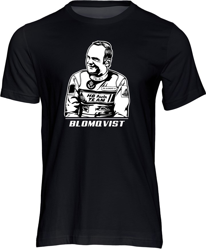 Stig Blomqvist T-shirt Black - click to enlarge